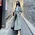 Hong Kong-style Unisex Diagonal Zipper Windbreaker Jacket, Trendy Outerwear for Outdoor Activities, Windproof Jacket for Women